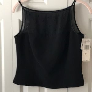 NWT Jones New York Evening sleeveless top size 6P